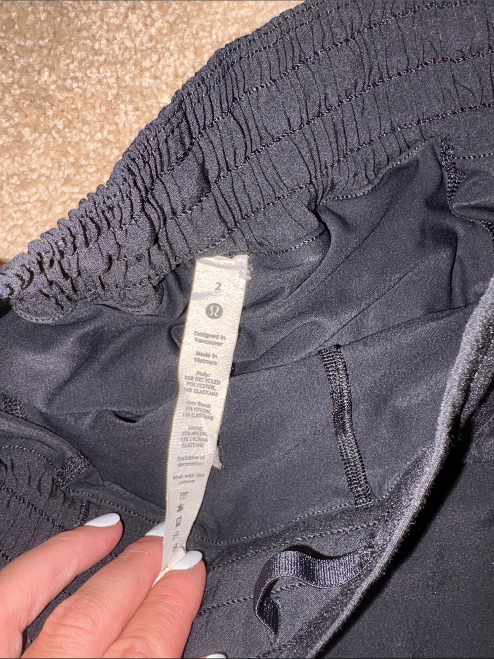 lululemon athletica Black Performance Mini Skirt - Picture 2 of 4